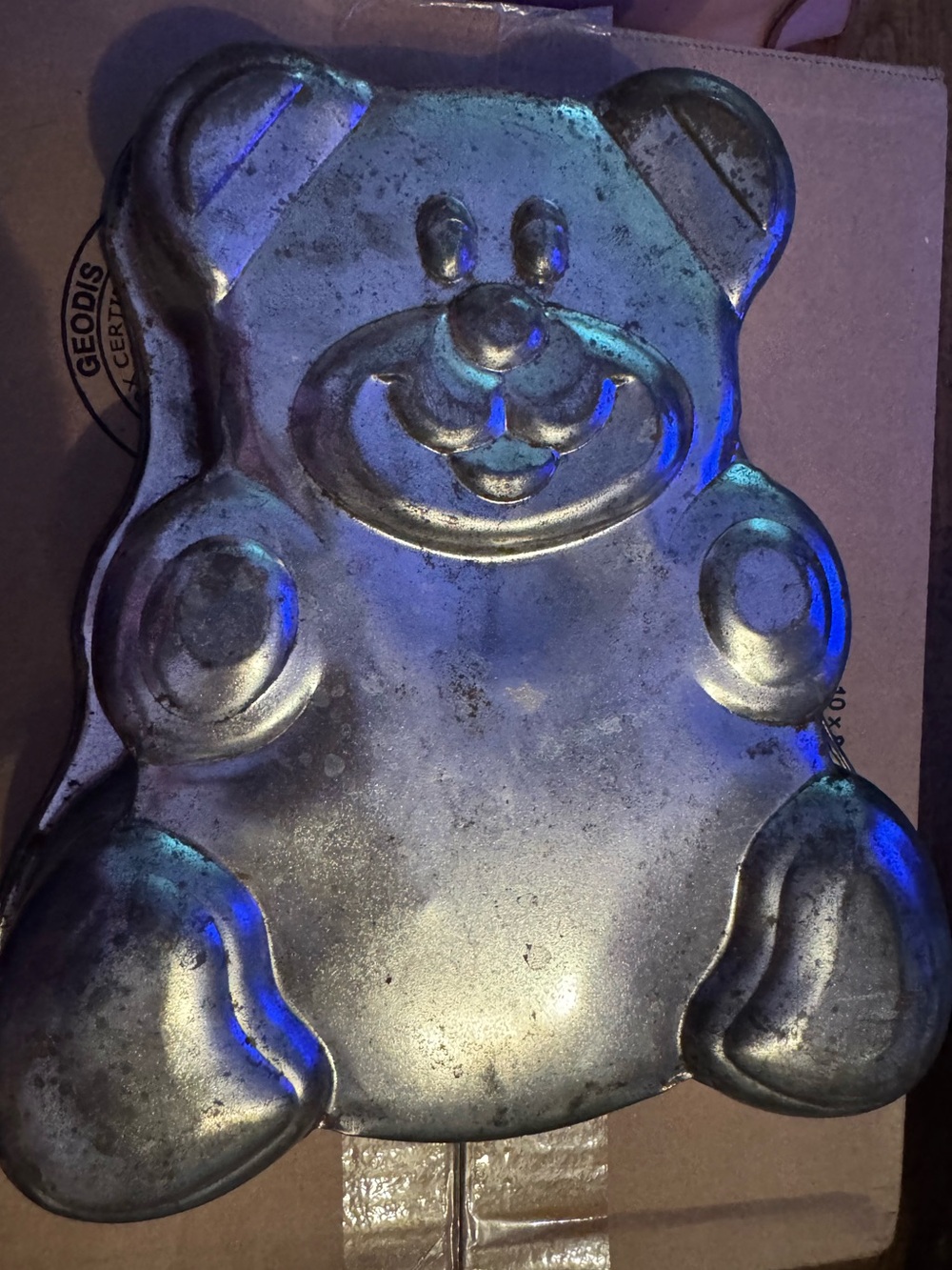 Vintage Teddy Bear Shaped Cake Pan